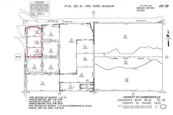 Farmersville, CA - Opportunity Zone: Hwy 198 and Farmersville Blvd., Farmersville, CA 93223